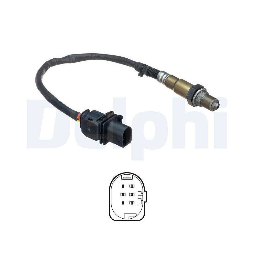 DELPHI ES21306-12B1 Lambdasonde f&uuml;r OPEL VAUXHALL, vor Katalysator