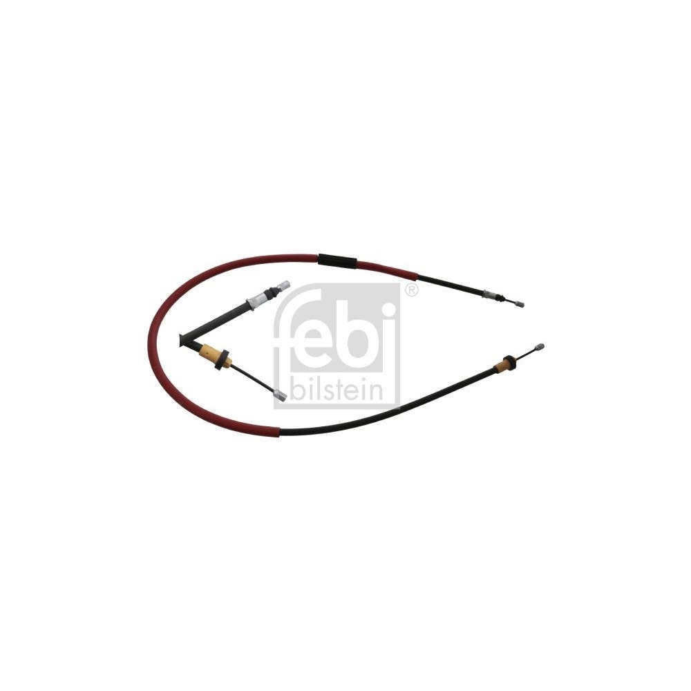 FEBI BILSTEIN Seilzug, Feststellbremse 49621 f&uuml;r RENAULT, hinten links
