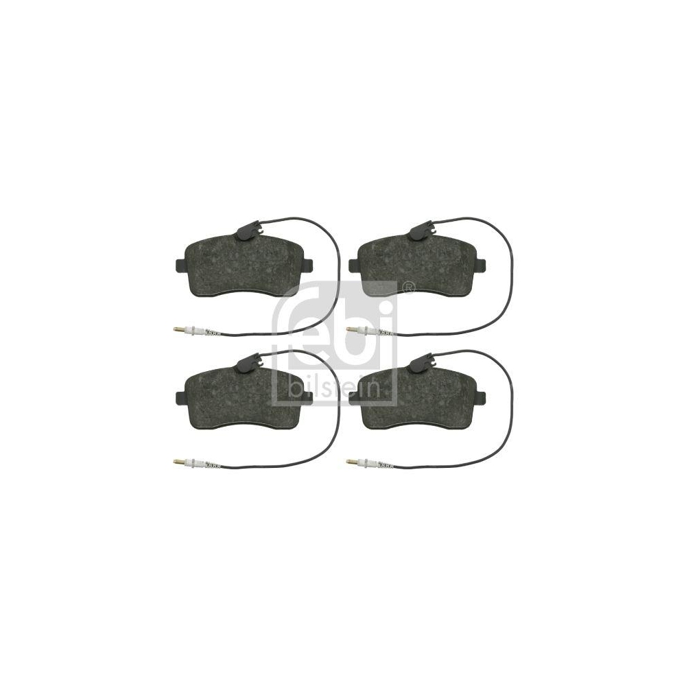 FEBI BILSTEIN Bremsbelagsatz, Scheibenbremse 16547 f&uuml;r PEUGEOT, Vorderachse