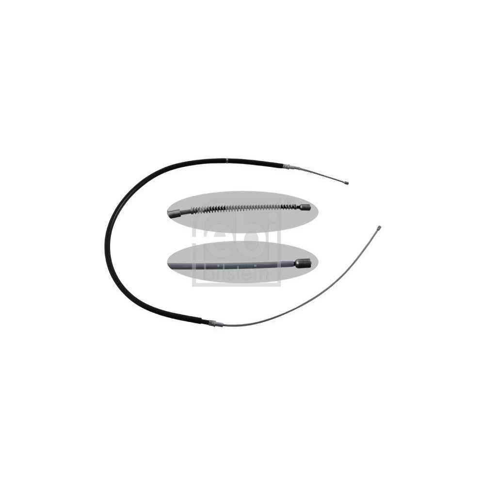 FEBI BILSTEIN Seilzug, Feststellbremse 49623 f&uuml;r SEAT SKODA VW, hinten links