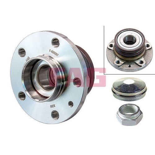 Radlagersatz FAG 713 6909 90 f&uuml;r FIAT OPEL VAUXHALL GENERAL MOTORS, Hinterachse