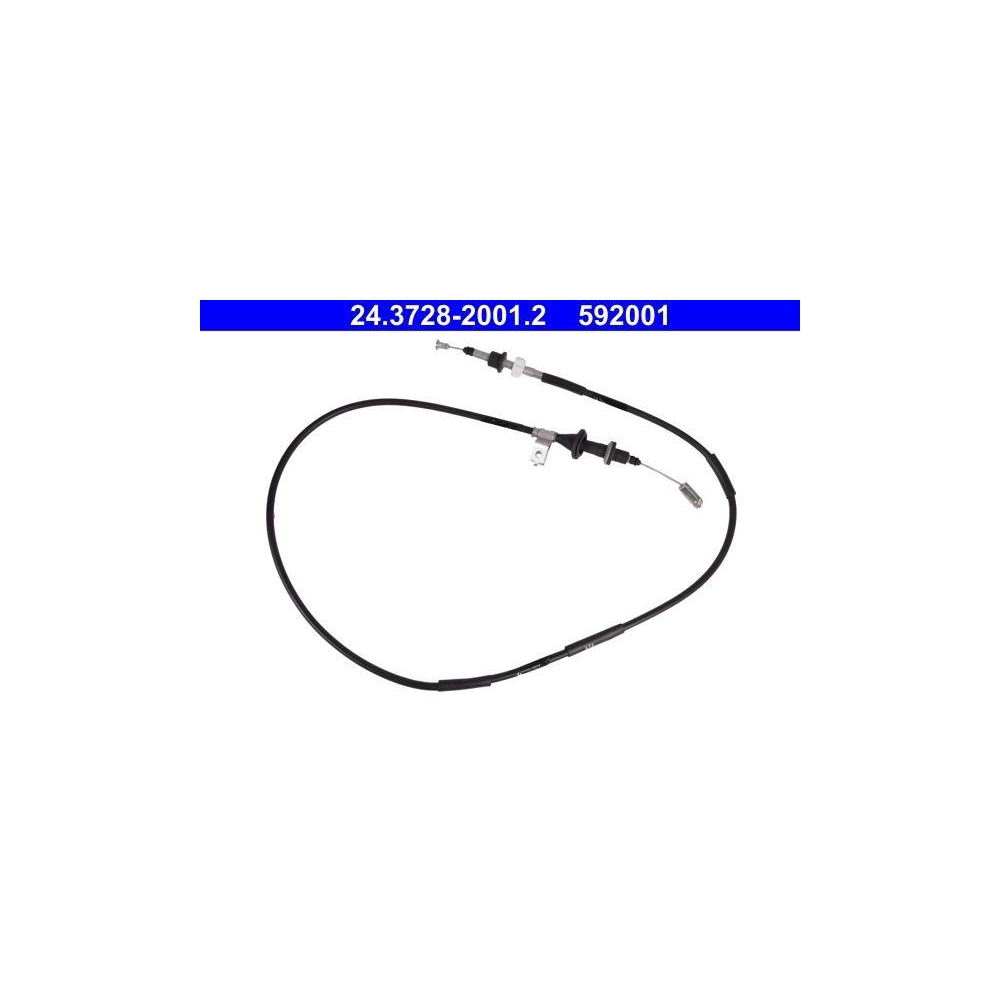 Seilzug, Kupplungsbet&auml;tigung ATE 24.3728-2001.2 f&uuml;r SUZUKI