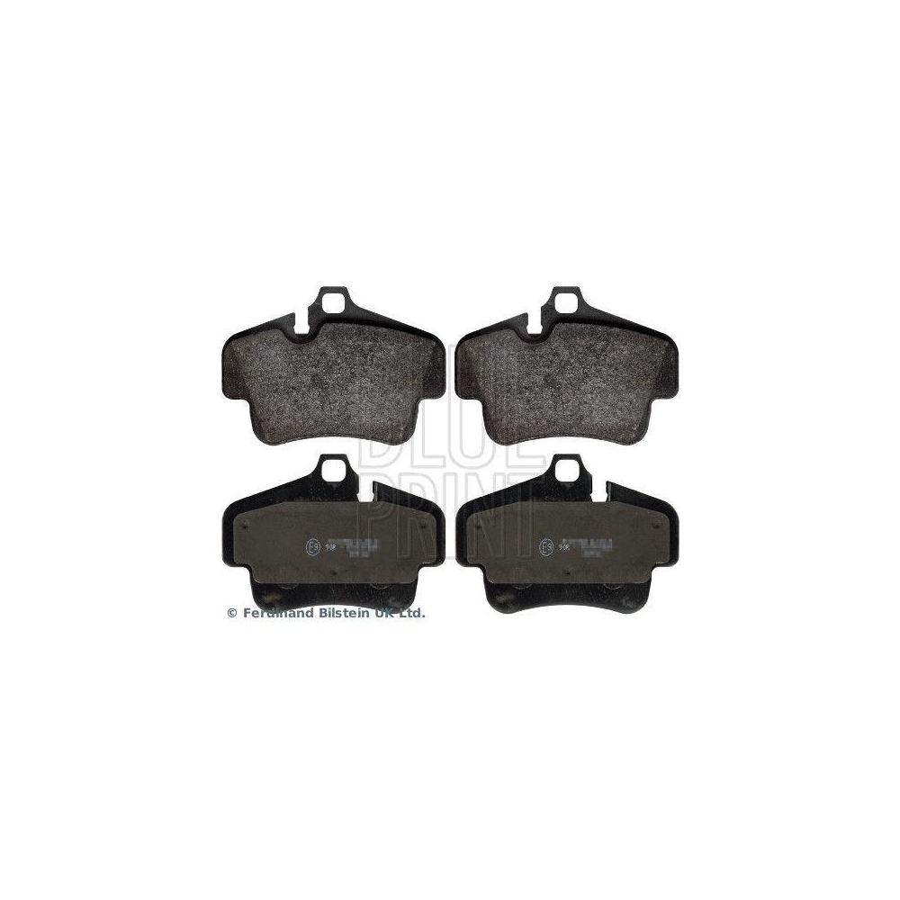 Bremsbelagsatz, Scheibenbremse BLUE PRINT ADV184297 f&uuml;r PORSCHE, Hinterachse
