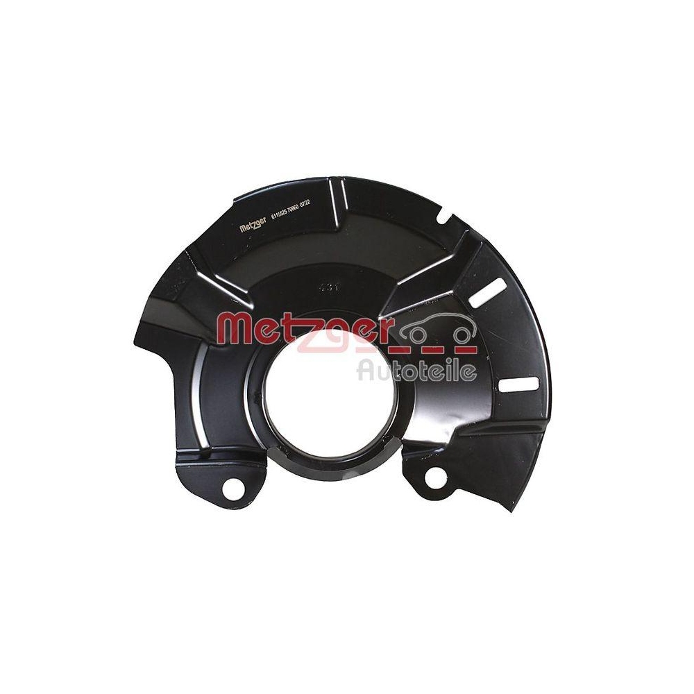 Spritzblech, Bremsscheibe METZGER 6115525 f&uuml;r HYUNDAI KIA, Vorderachse links