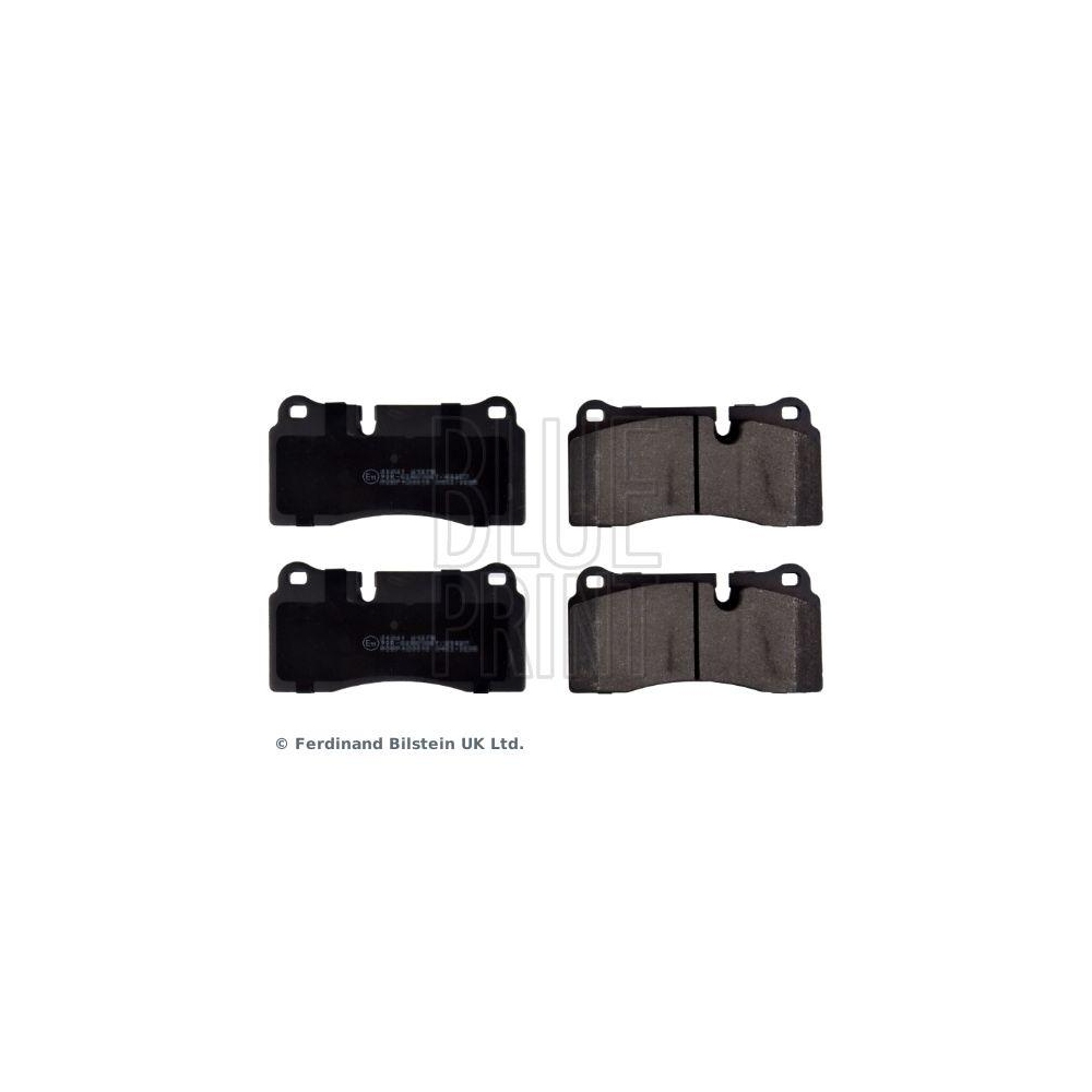 Bremsbelagsatz, Scheibenbremse BLUE PRINT ADBP420018 f&uuml;r AUDI, Hinterachse