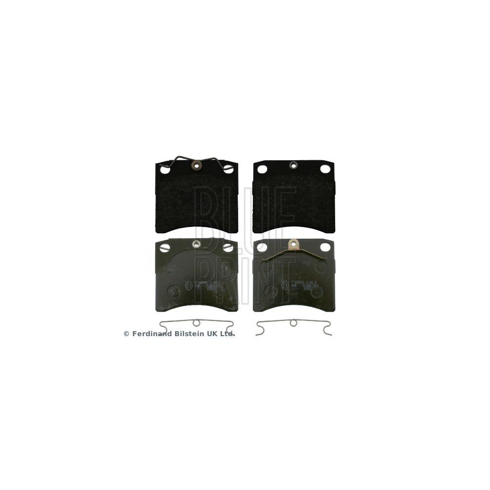 Bremsbelagsatz, Scheibenbremse BLUE PRINT ADV184298 f&uuml;r VW, Vorderachse