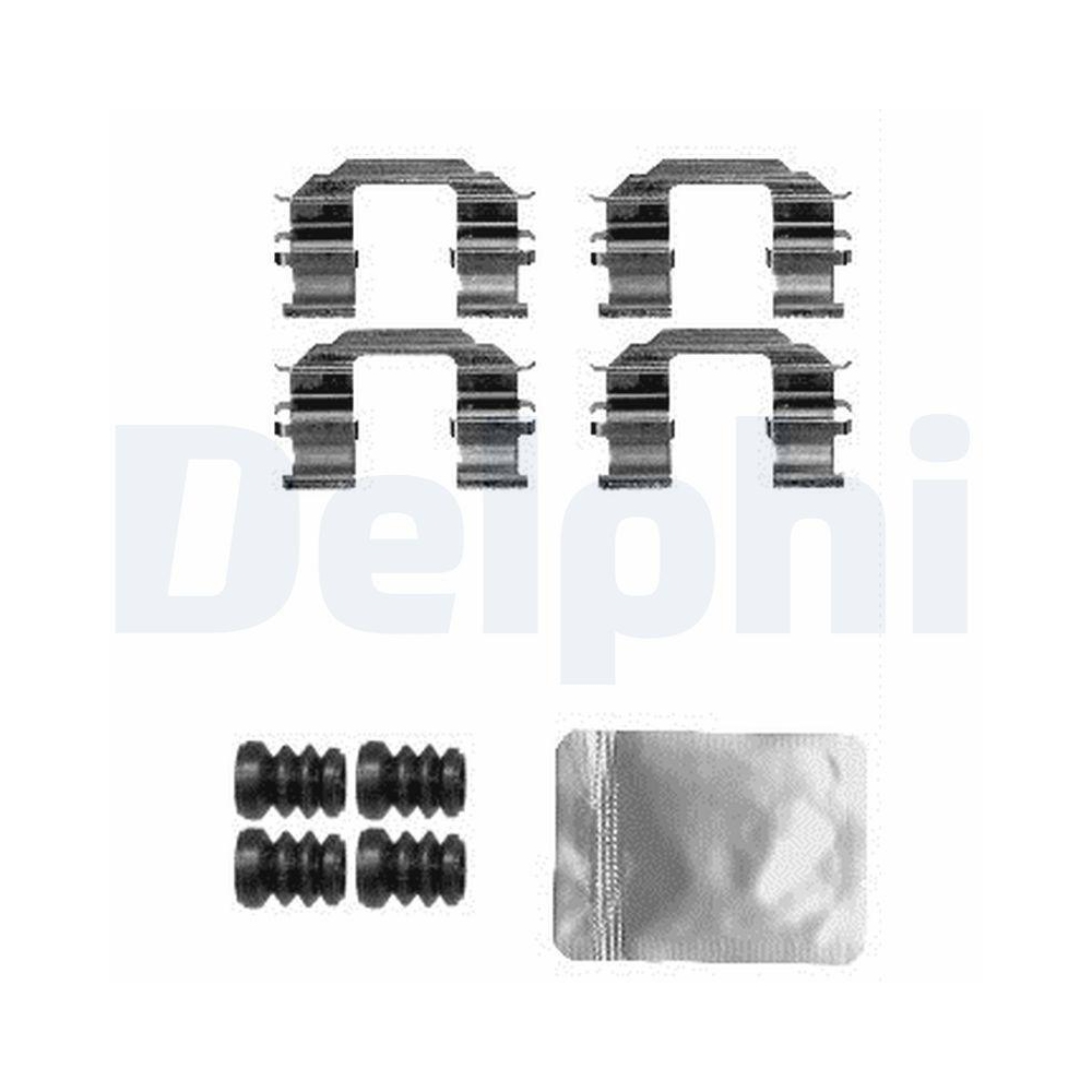 DELPHI LX0608 Zubeh&ouml;rsatz, Scheibenbremsbelag f&uuml;r, Vorderachse