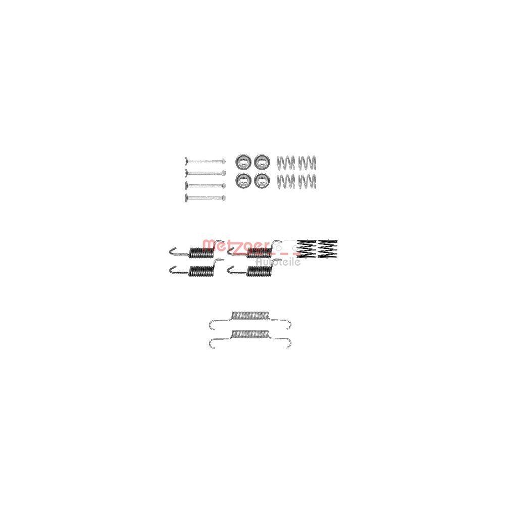 Zubeh&ouml;rsatz, Feststellbremsbacken METZGER 105-0010 f&uuml;r, Hinterachse