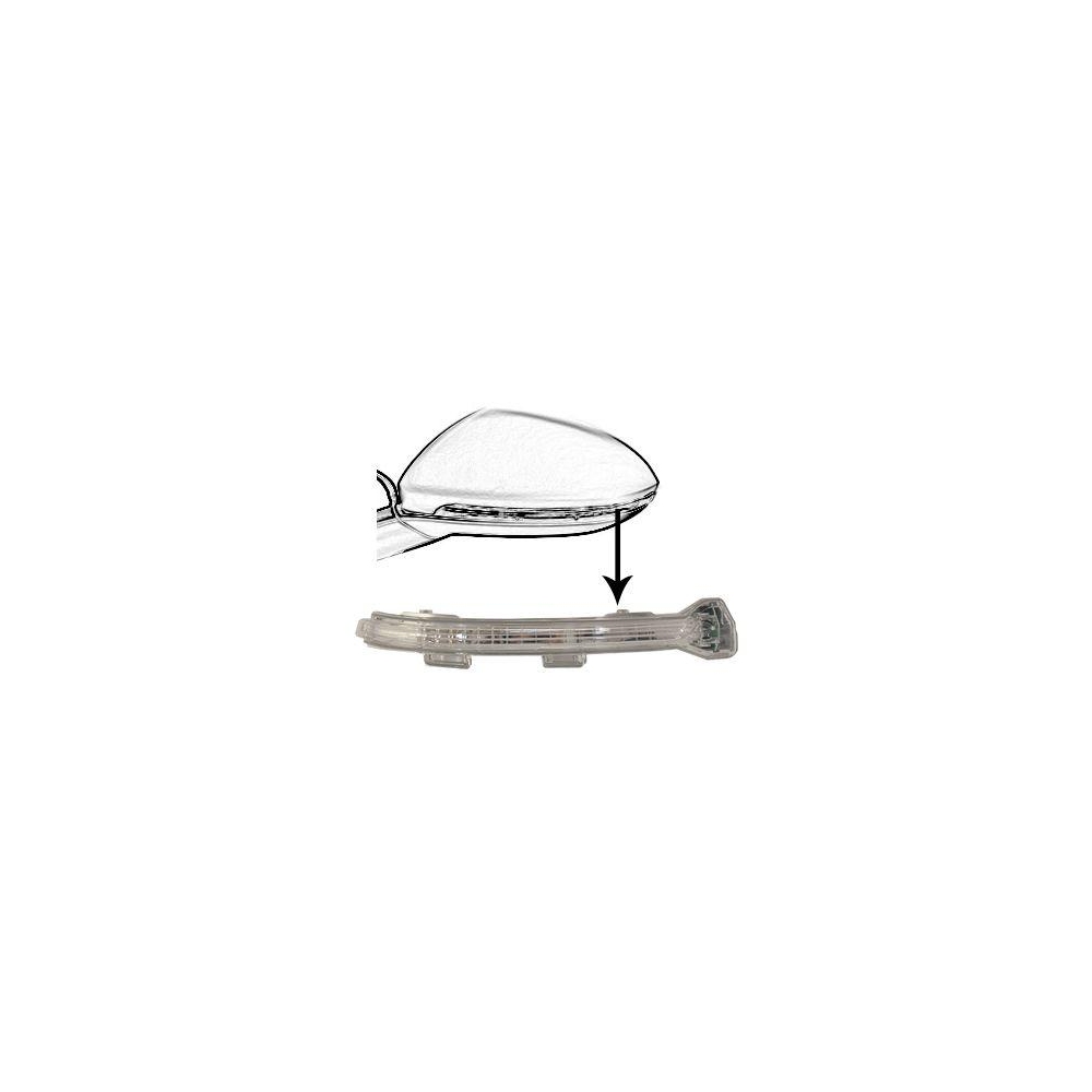 Blinkleuchte VAN WEZEL 5766915 für VW, Außenspiegel links