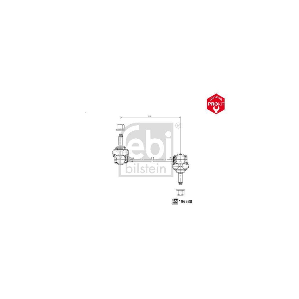 Stange/Strebe, Stabilisator FEBI BILSTEIN 196538 ProKit f&uuml;r SUZUKI