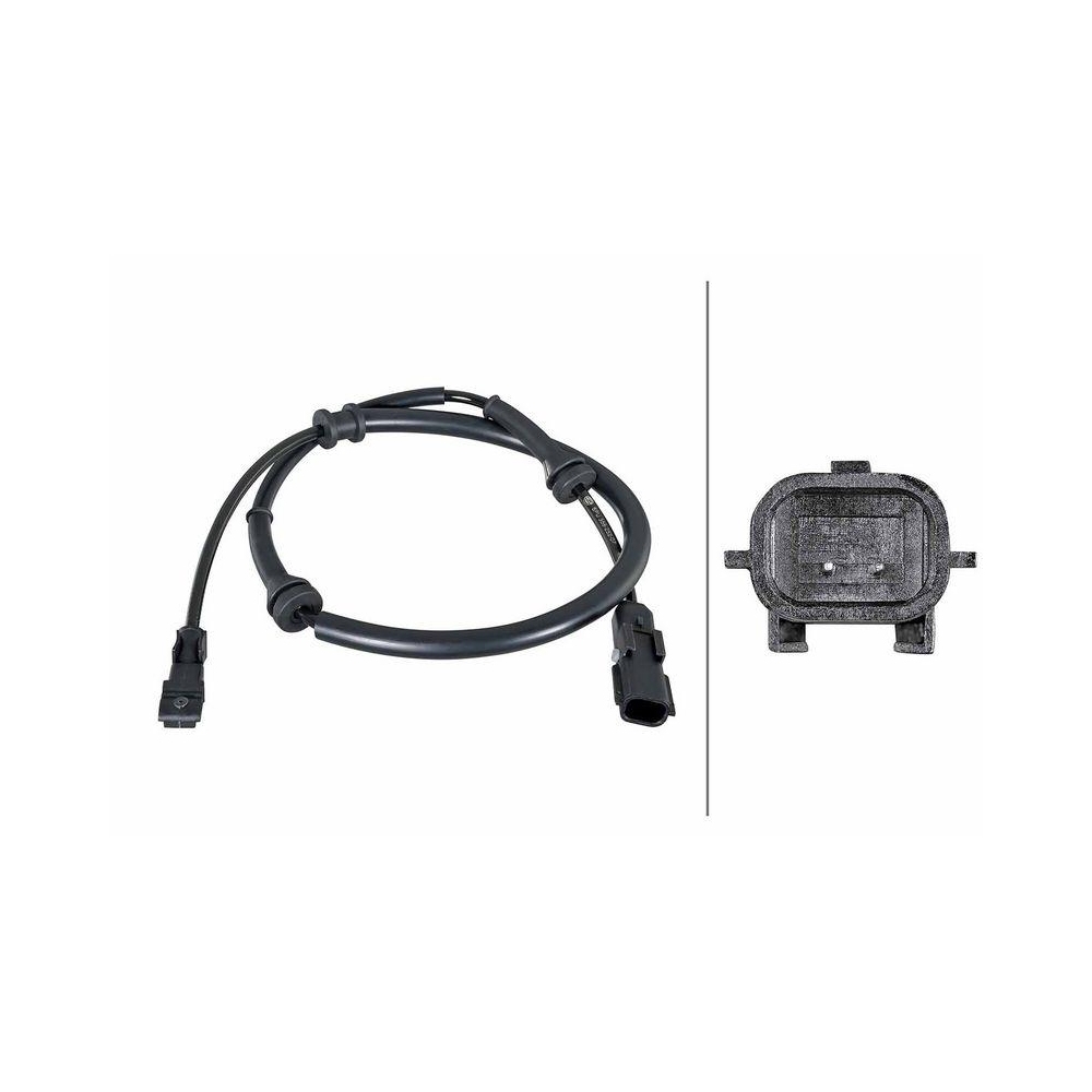 HELLA Sensor, Raddrehzahl 6PU 358 252-071 f&uuml;r RENAULT, Hinterachse