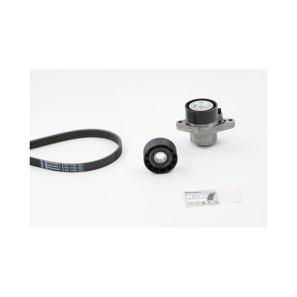 Keilrippenriemensatz CONTINENTAL CTAM 5PK1750K1 für RENAULT DACIA