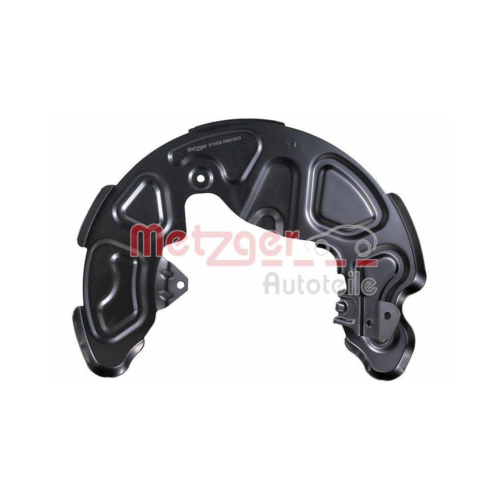 Spritzblech, Bremsscheibe METZGER 6115528 GREENPARTS f&uuml;r MERCEDES-BENZ