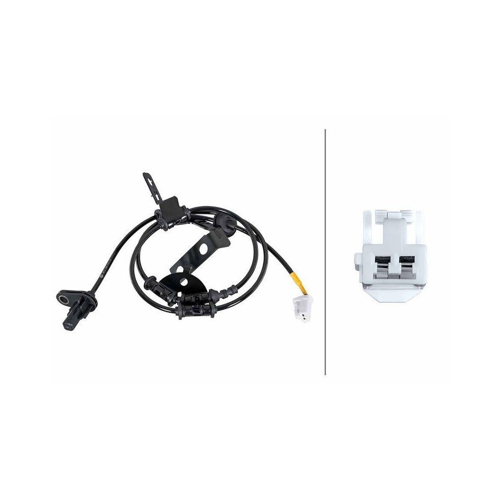 HELLA Sensor, Raddrehzahl 6PU 358 252-091 f&uuml;r HYUNDAI KIA, Hinterachse