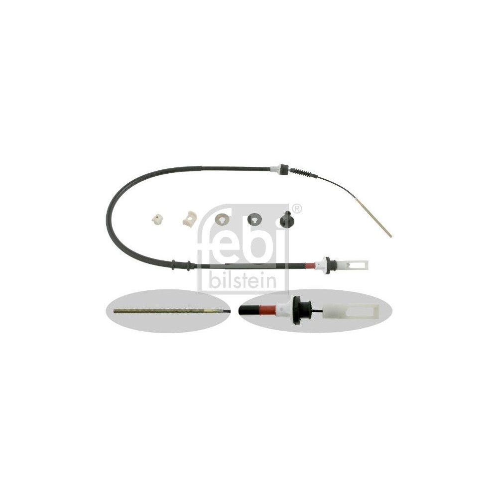 FEBI BILSTEIN Seilzug, Kupplungsbet&auml;tigung 12756 f&uuml;r FIAT