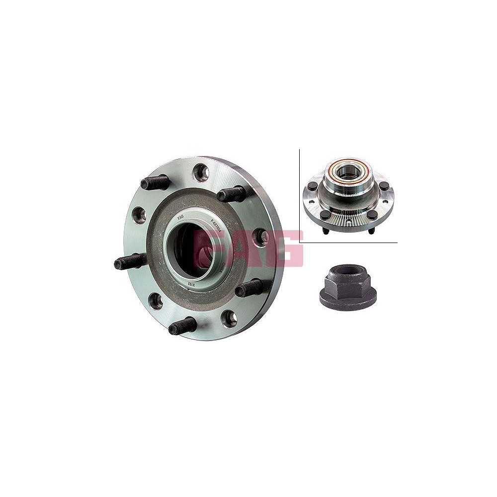 Radlagersatz Schaeffler FAG 713 6789 30 für FORD, Hinterachse