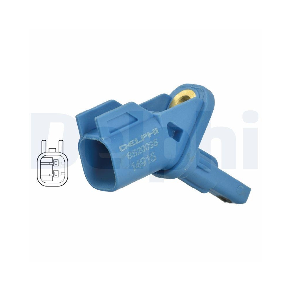 DELPHI SS20095 Sensor, Raddrehzahl f&uuml;r FORD, Vorderachse