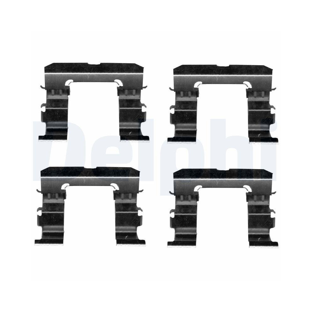 DELPHI LX0613 Zubeh&ouml;rsatz, Scheibenbremsbelag f&uuml;r NISSAN, Vorderachse