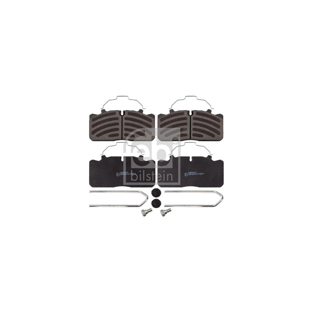 FEBI BILSTEIN Bremsbelagsatz, Scheibenbremse 16564 f&uuml;r DAF IVECO MAN VOLVO KRONE