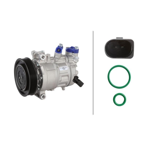 HELLA 8FK 366 204-181 Kompressor, Klimaanlage >>> Easy2Fit <<< f&uuml;r AUDI SKODA VW