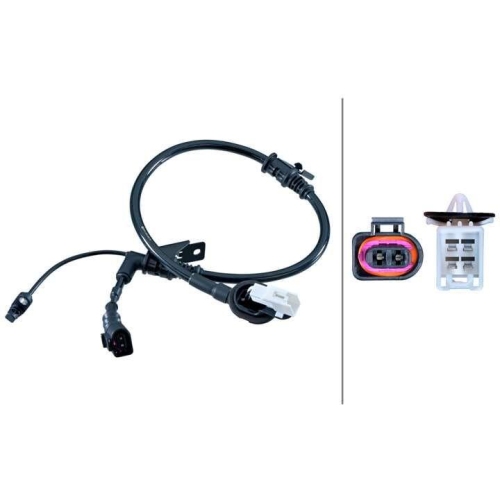 HELLA 6PU 358 268-161 Sensor, Raddrehzahl f&uuml;r MAZDA, Hinterachse rechts