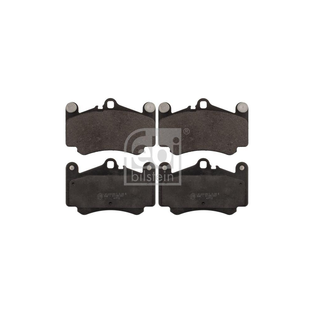 FEBI BILSTEIN Bremsbelagsatz, Scheibenbremse 116168 f&uuml;r PORSCHE, Vorderachse