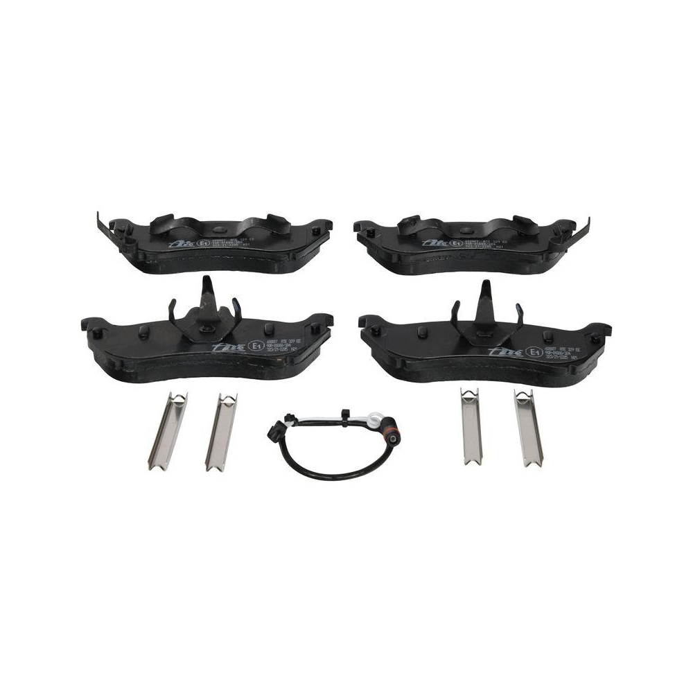 Bremsbelagsatz, Scheibenbremse ATE 13.0460-8007.2 f&uuml;r MERCEDES-BENZ, Hinterachse