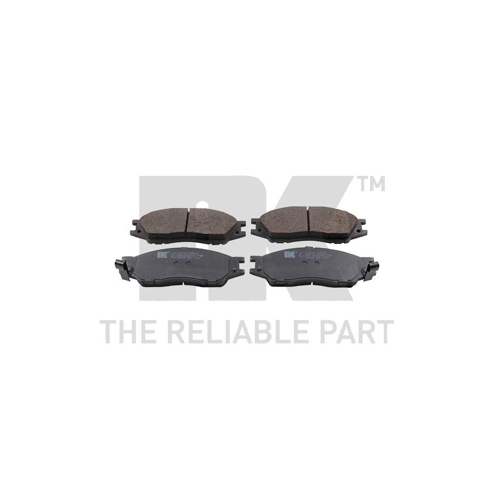 Bremsbelagsatz, Scheibenbremse NK 222291 f&uuml;r NISSAN