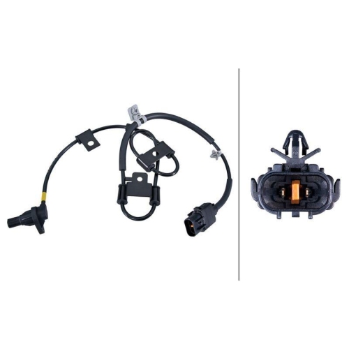 HELLA 6PU 358 417-781 Sensor, Raddrehzahl f&uuml;r HYUNDAI, Vorderachse rechts