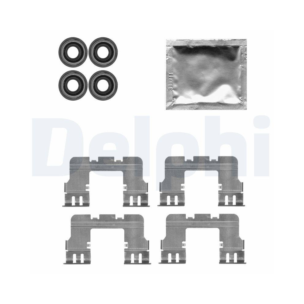 DELPHI LX0617 Zubeh&ouml;rsatz, Scheibenbremsbelag f&uuml;r, Hinterachse