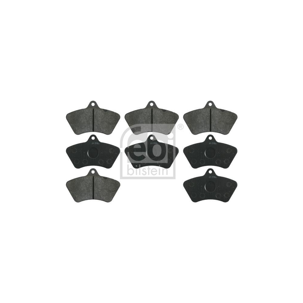 FEBI BILSTEIN Bremsbelagsatz, Scheibenbremse 16568 f&uuml;r K&Auml;SSBOHRER MERCEDES-BENZ