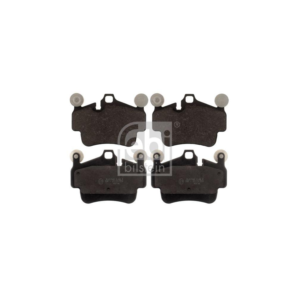 FEBI BILSTEIN Bremsbelagsatz, Scheibenbremse 116171 f&uuml;r PORSCHE, Hinterachse