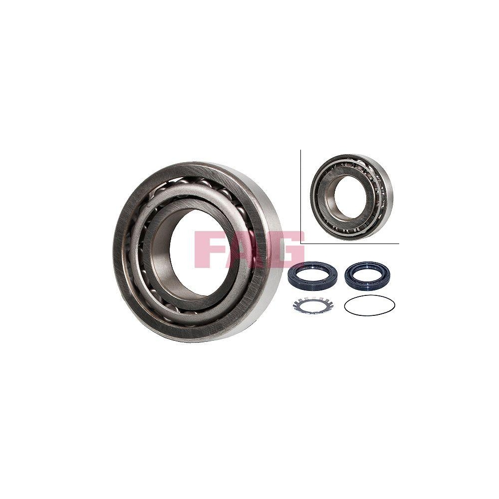 Radlagersatz Schaeffler FAG 713 6790 90 f&uuml;r FORD MAZDA, Hinterachse