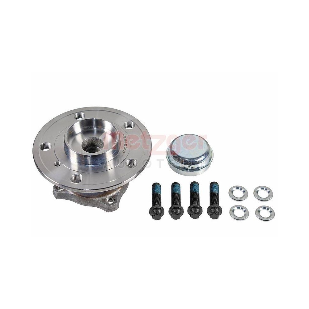 Radlagersatz METZGER WM 151.45 GREENPARTS f&uuml;r MERCEDES-BENZ, Hinterachse links