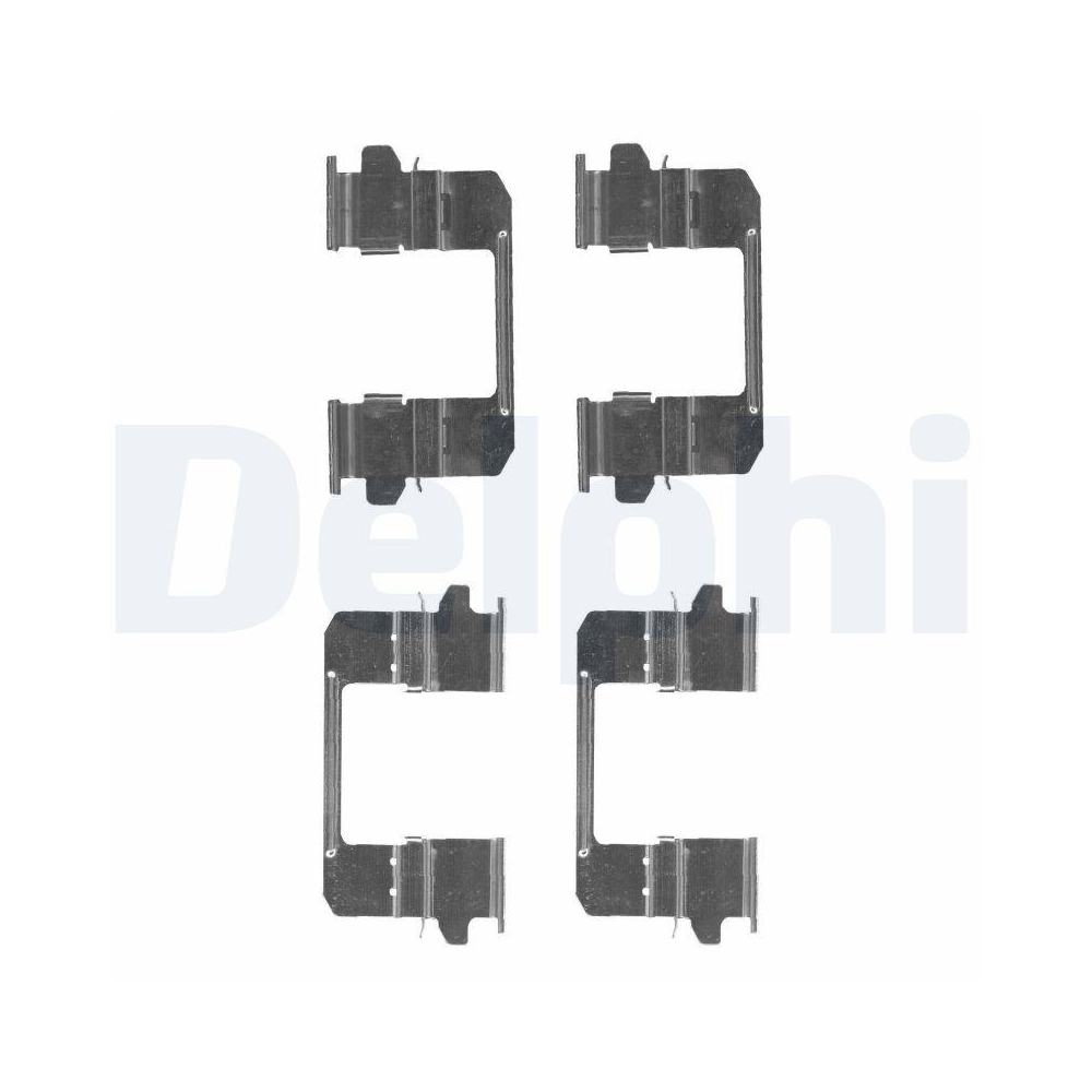 DELPHI LX0618 Zubeh&ouml;rsatz, Scheibenbremsbelag f&uuml;r ISUZU, Vorderachse