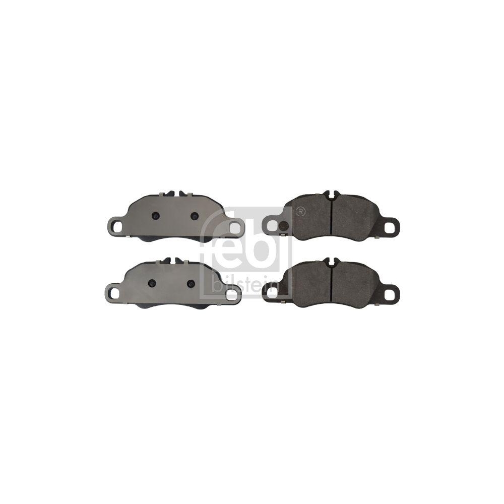 FEBI BILSTEIN Bremsbelagsatz, Scheibenbremse 116172 f&uuml;r PORSCHE, Vorderachse