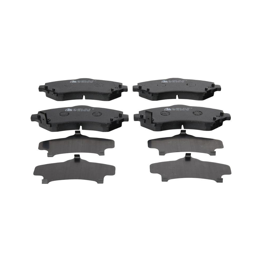 Bremsbelagsatz, Scheibenbremse ATE 13.0460-8013.2 f&uuml;r JEEP, Vorderachse