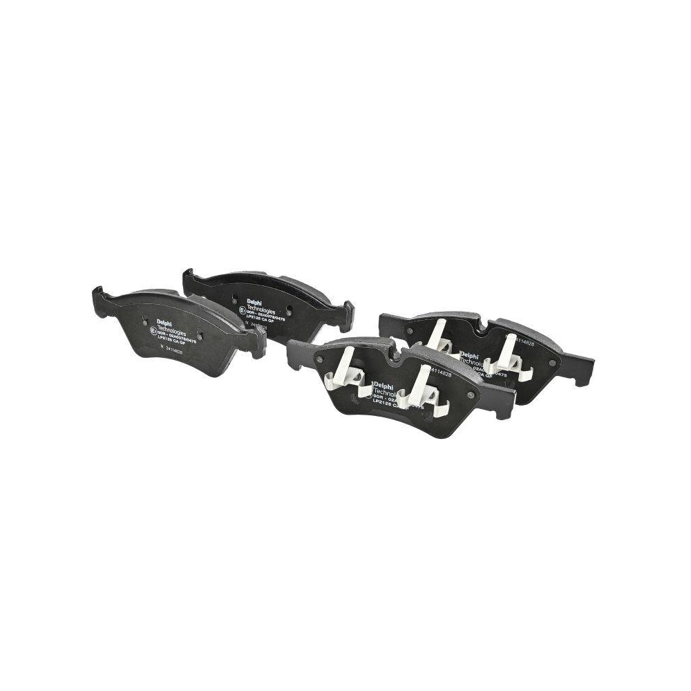 DELPHI LP2125 Bremsbelagsatz, Scheibenbremse f&uuml;r MERCEDES-BENZ, Vorderachse