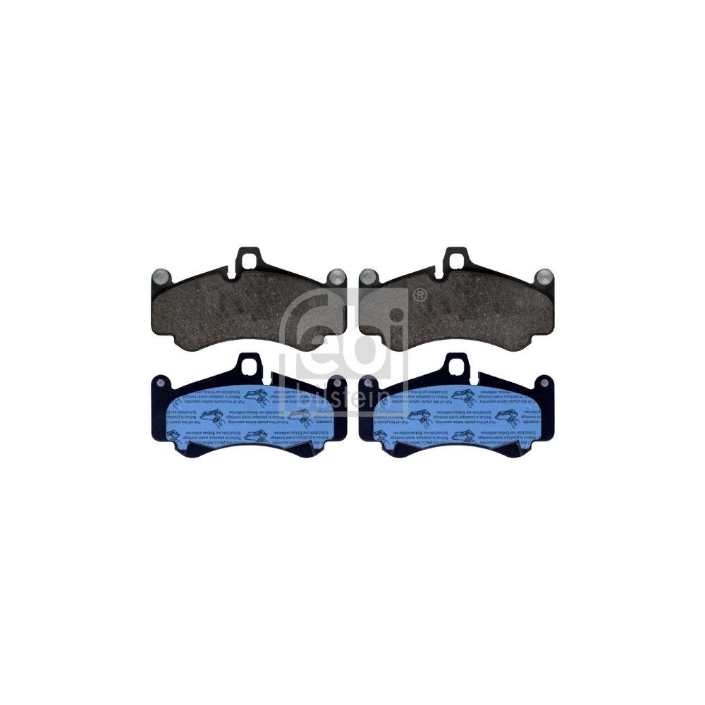 FEBI BILSTEIN Bremsbelagsatz, Scheibenbremse 116173 f&uuml;r PORSCHE, Vorderachse