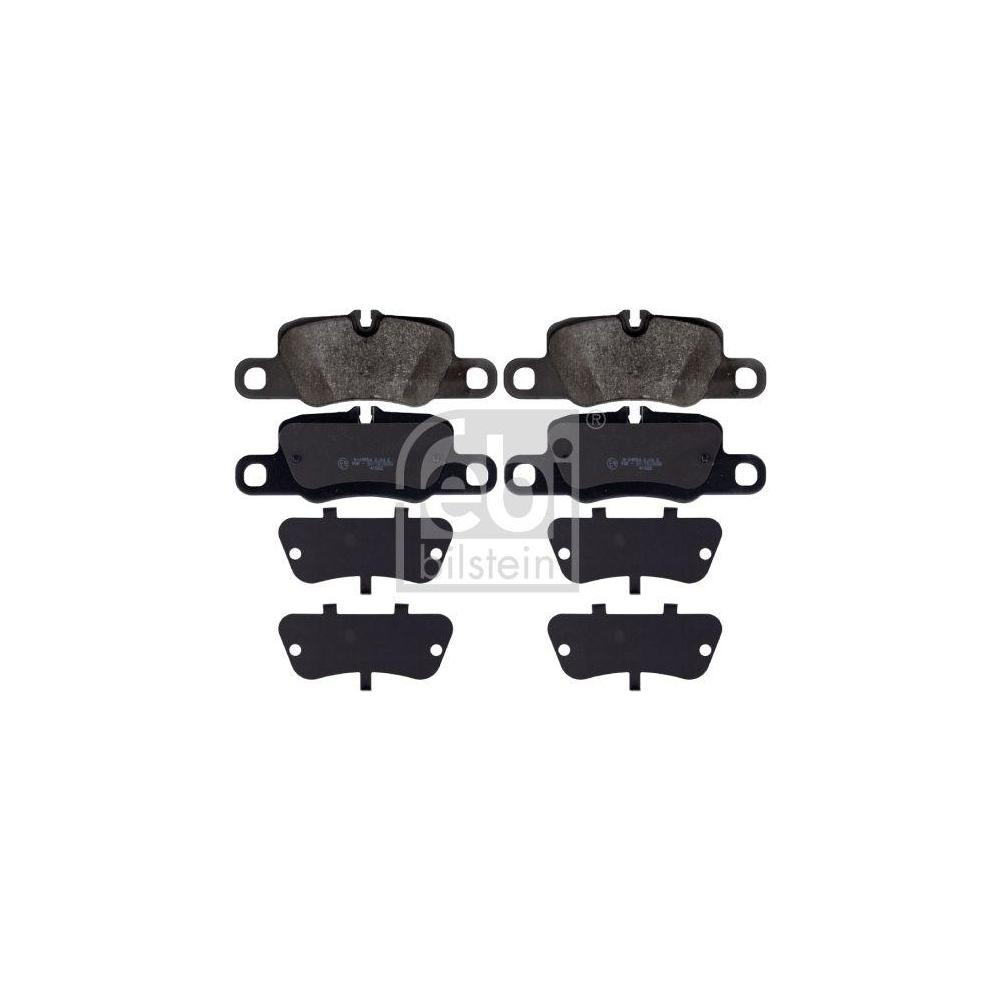 FEBI BILSTEIN Bremsbelagsatz, Scheibenbremse 116174 f&uuml;r PORSCHE, Hinterachse