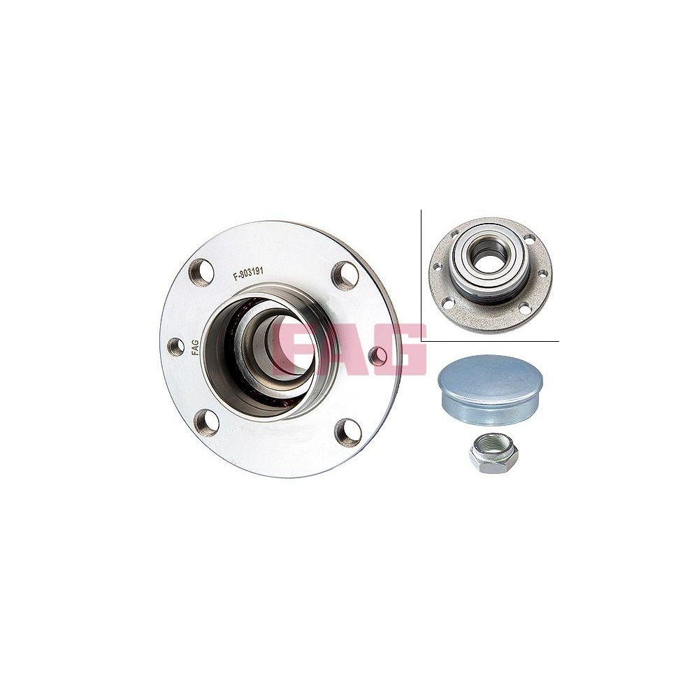 Radlagersatz Schaeffler FAG 713 6902 30 f&uuml;r ALFA ROMEO FIAT LANCIA, Hinterachse