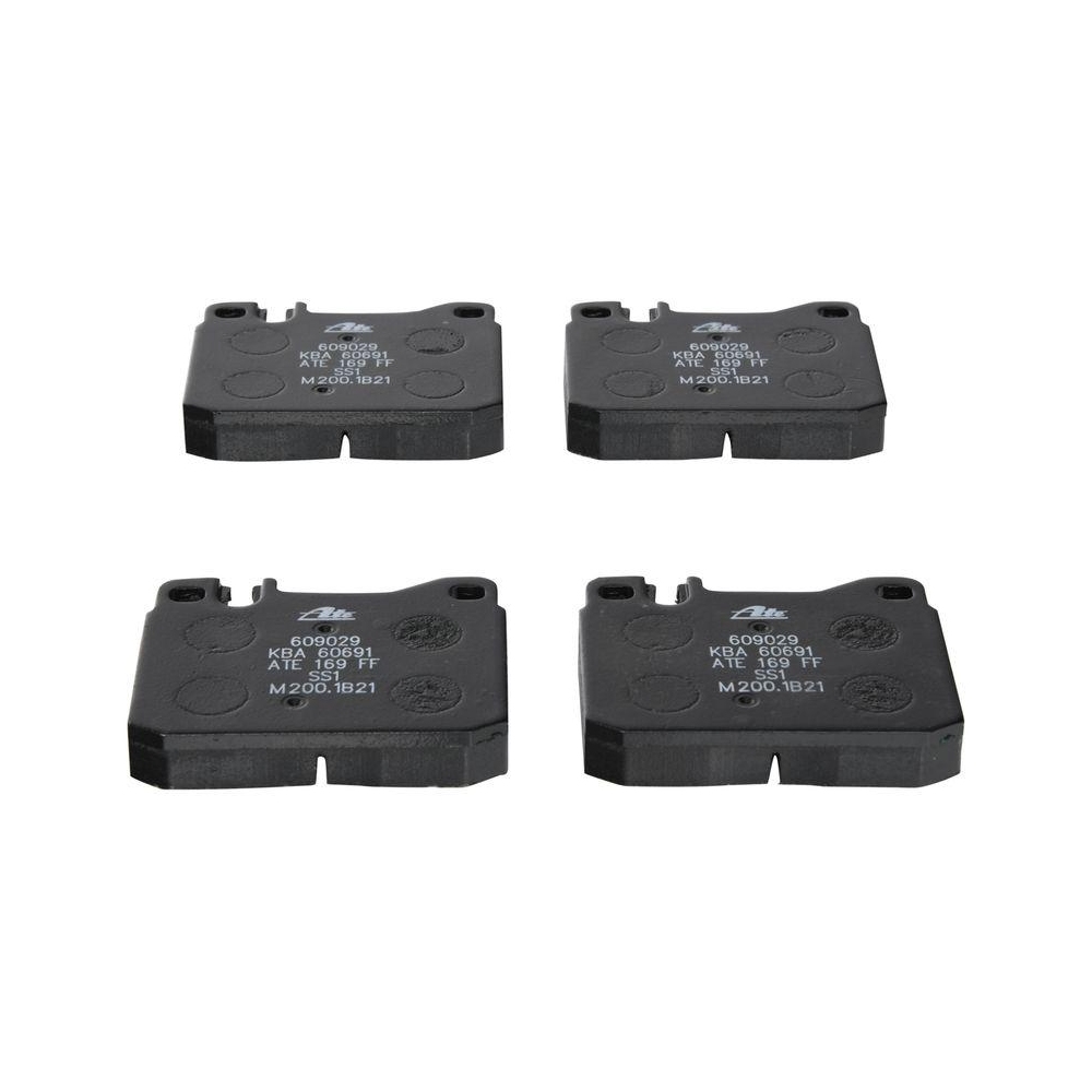 Bremsbelagsatz, Scheibenbremse ATE 13.0460-9029.2 f&uuml;r MERCEDES-BENZ, Vorderachse