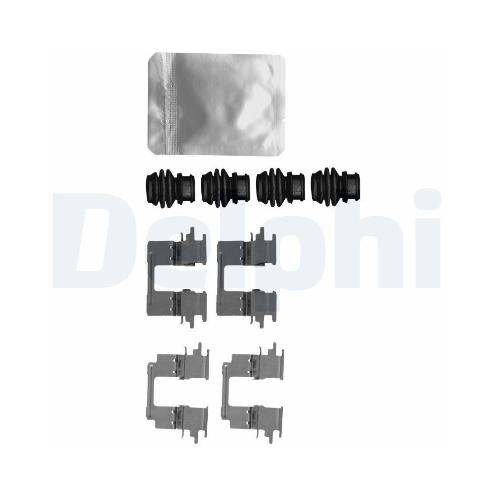 DELPHI LX0624 Zubeh&ouml;rsatz, Scheibenbremsbelag f&uuml;r, Hinterachse