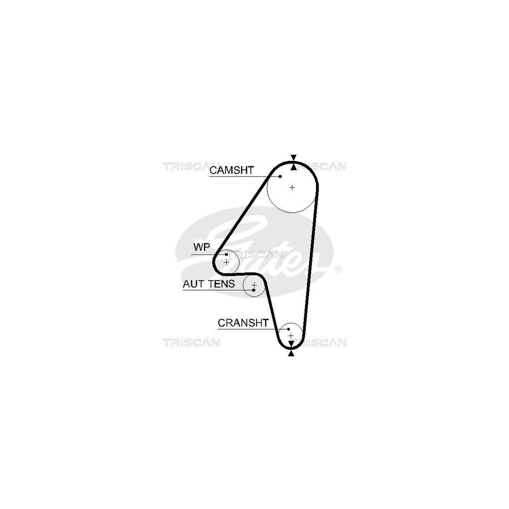 Zahnriemen TRISCAN 8645 5597xs für