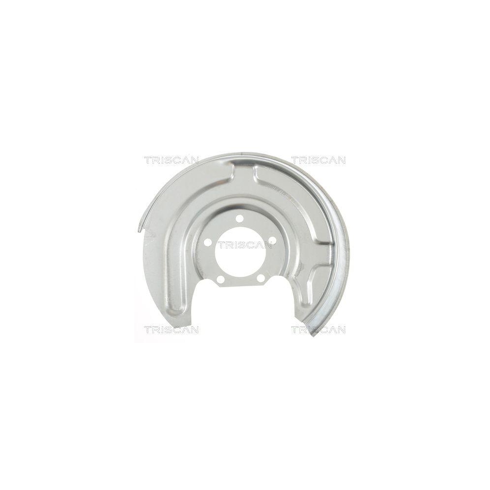 Spritzblech, Bremsscheibe TRISCAN 8125 29222 für VW, Hinterachse links