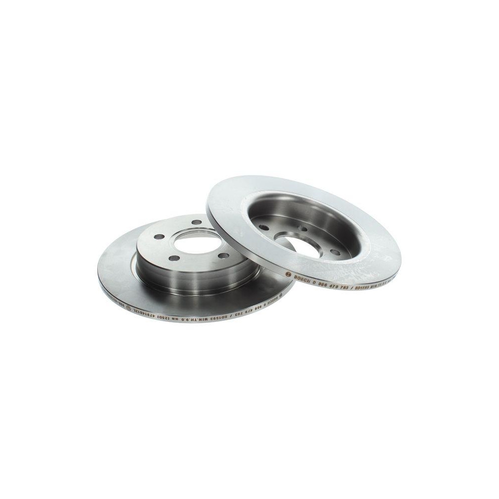 Bosch 0 986 479 763 2 St&uuml;ck Bremsscheiben f&uuml;r FORD, Hinterachse
