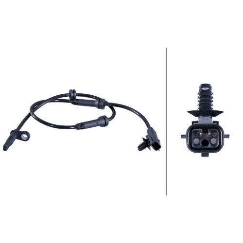 HELLA 6PU 358 417-871 Sensor, Raddrehzahl f&uuml;r NISSAN, Vorderachse rechts