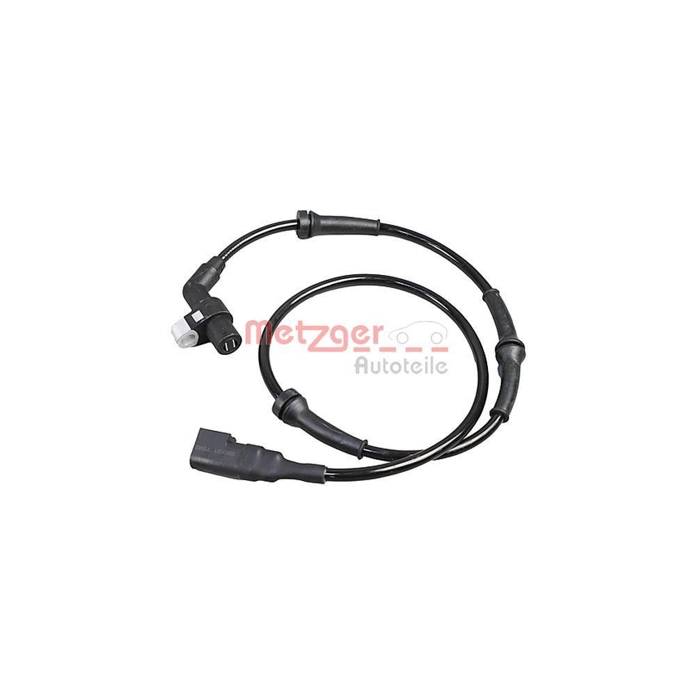 Sensor, Raddrehzahl METZGER 0900021 f&uuml;r FORD, Vorderachse links