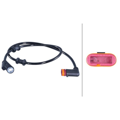 HELLA 6PU 358 417-861 Sensor, Raddrehzahl f&uuml;r MERCEDES-BENZ, Hinterachse