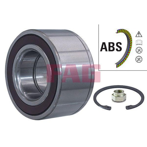 Radlagersatz FAG 713 6908 00 f&uuml;r FIAT OPEL VAUXHALL GENERAL MOTORS, Vorderachse